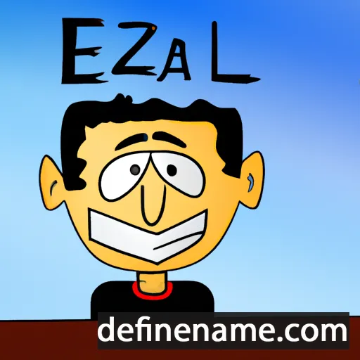 cartoon of the name Eleazar