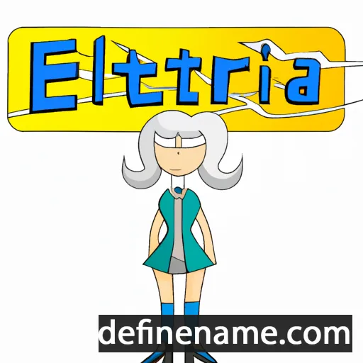 cartoon of the name Electra