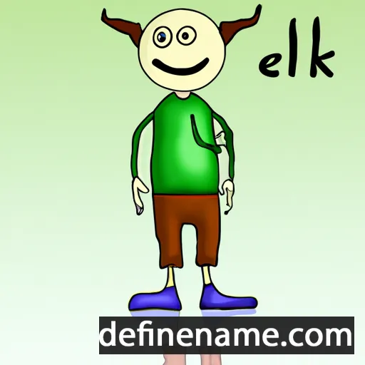 cartoon of the name Elek