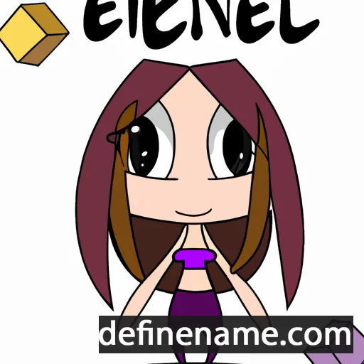 cartoon of the name Elene