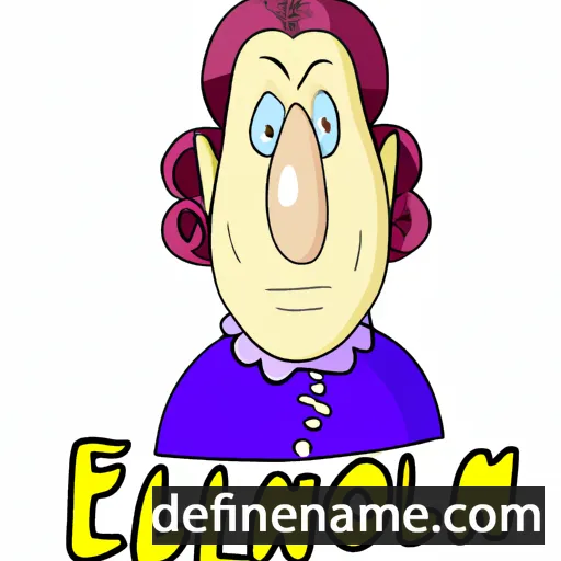 cartoon of the name Eleonor