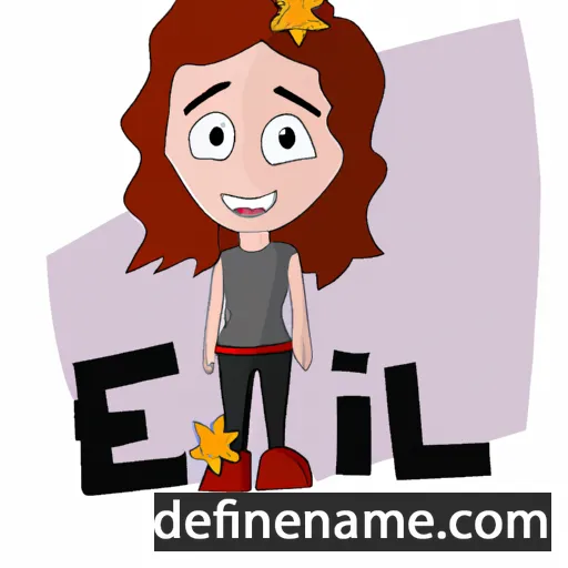 cartoon of the name Eleri