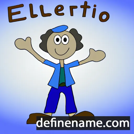 cartoon of the name Eleuterio