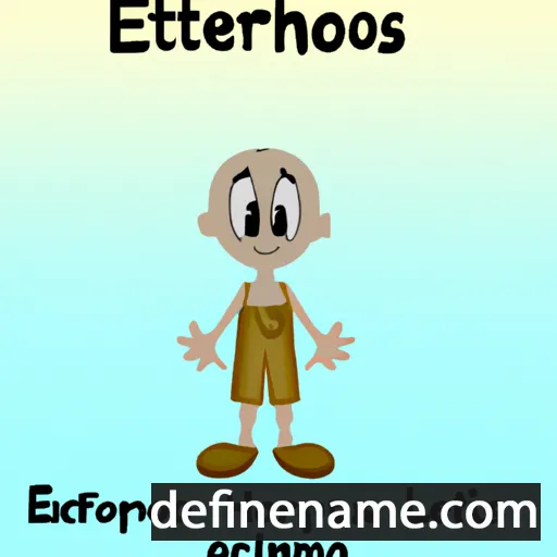 cartoon of the name Eleutherios