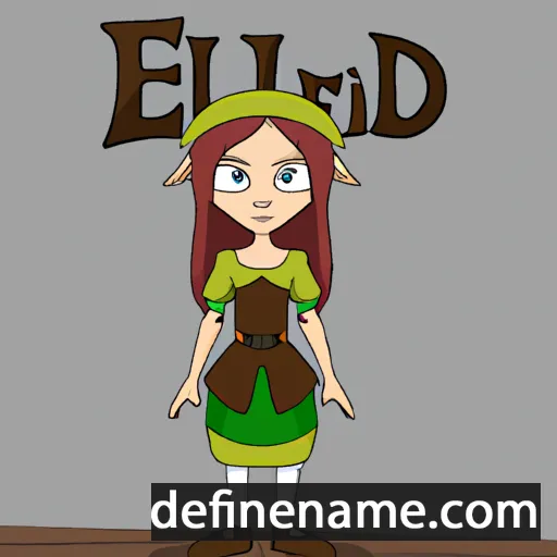 cartoon of the name Elfreda