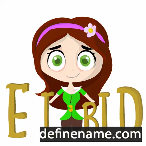 cartoon of the name Elfrida