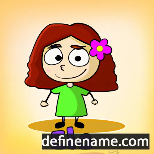 cartoon of the name Elia