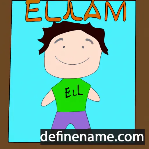 Elián cartoon