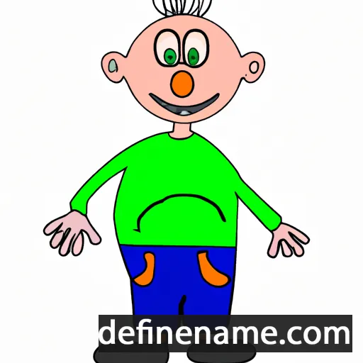 cartoon of the name Eliáš