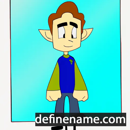 cartoon of the name Eliel