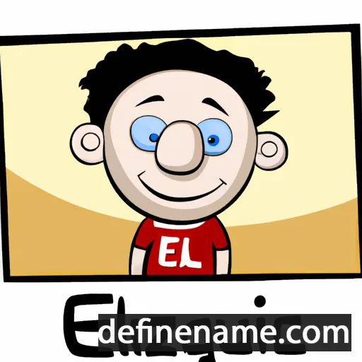 cartoon of the name Eligiusz