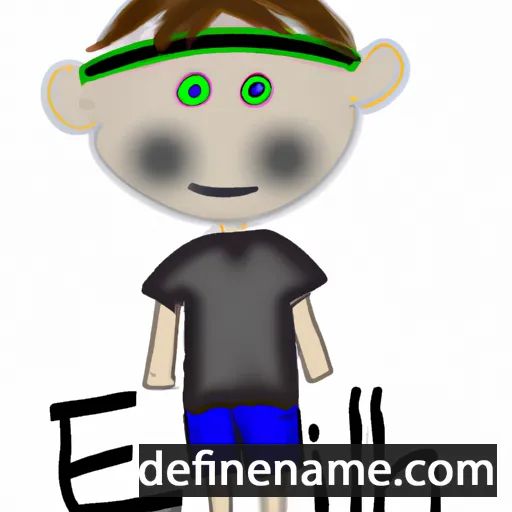 cartoon of the name Elihu