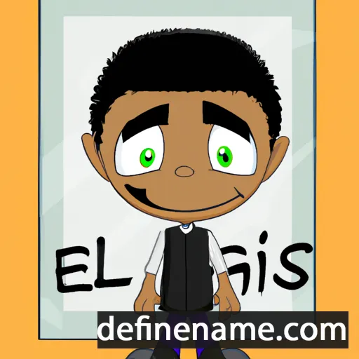 cartoon of the name Elijas