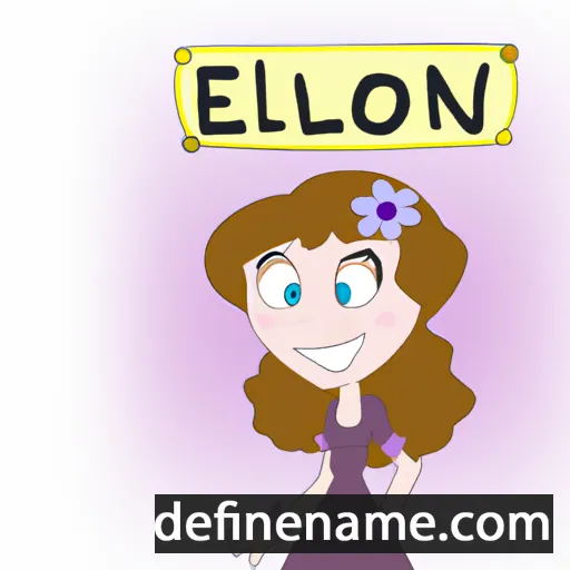 cartoon of the name Elinor