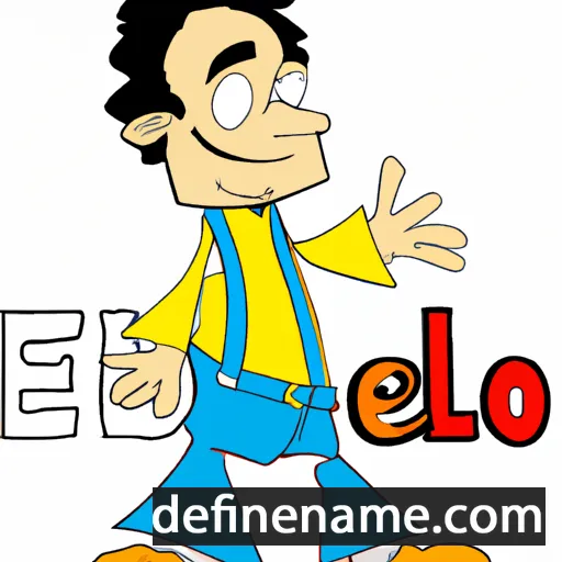 cartoon of the name Elio