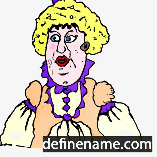 Elisabeth cartoon