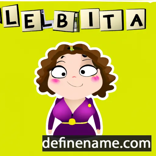 cartoon of the name Elisabeti