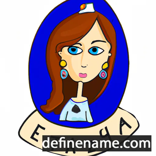 cartoon of the name Elizaveta