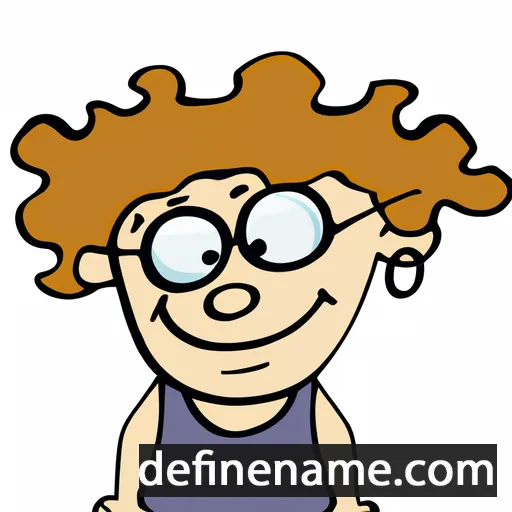 cartoon of the name Elke