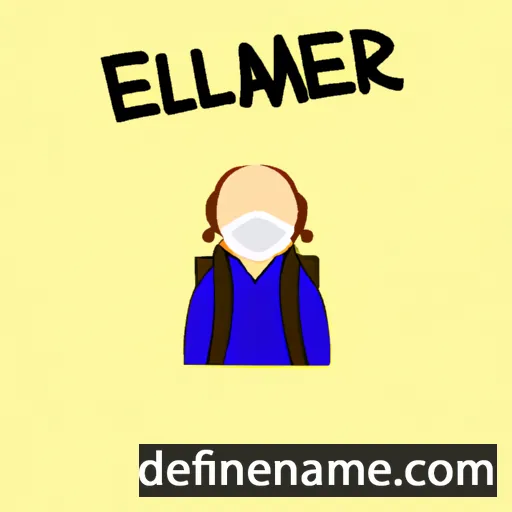 cartoon of the name Ellanher