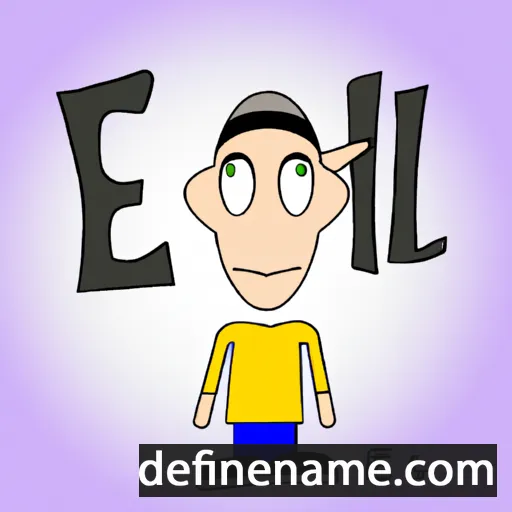 cartoon of the name Ellil