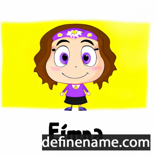 cartoon of the name Elmira