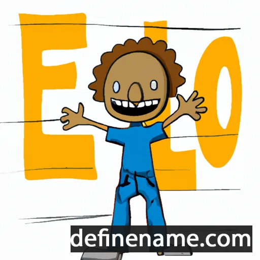 cartoon of the name Elo