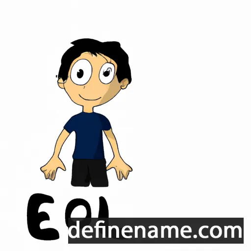 cartoon of the name Eloi