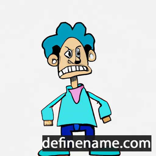 cartoon of the name Elpídio