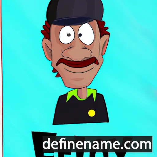 cartoon of the name Elroy