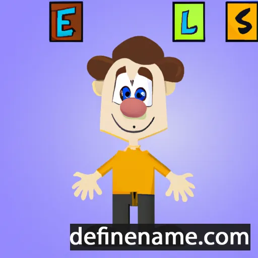 cartoon of the name Els