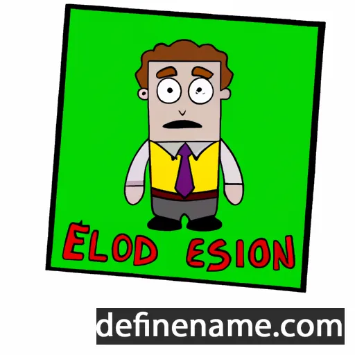 cartoon of the name Elsdon