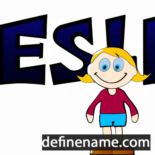 cartoon of the name Elske