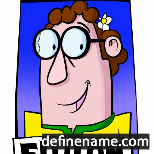 cartoon of the name Elton