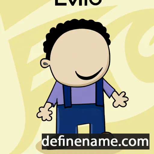 Elvio cartoon