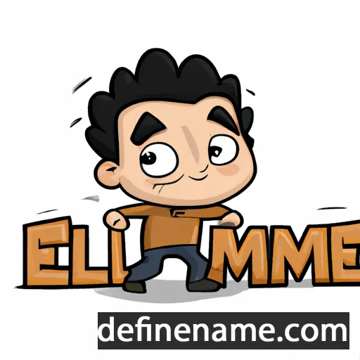 cartoon of the name Emanuele