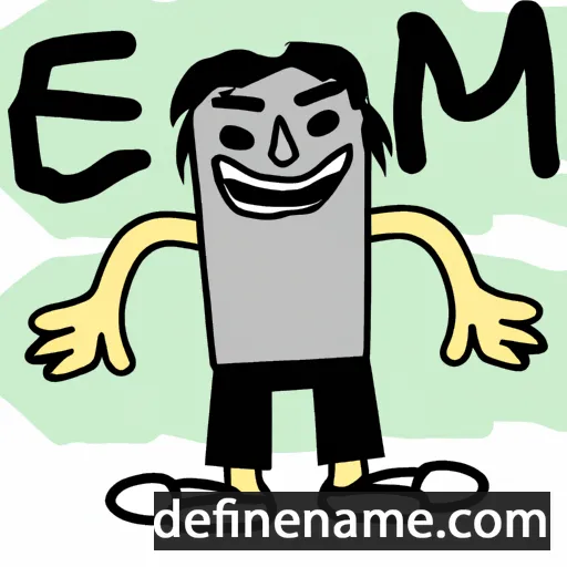 cartoon of the name Emem