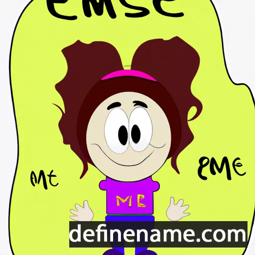 cartoon of the name Emese