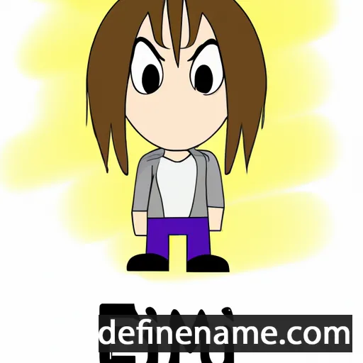 cartoon of the name Emi