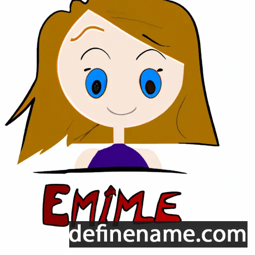 Emílie cartoon