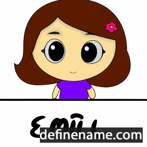 Emilía cartoon