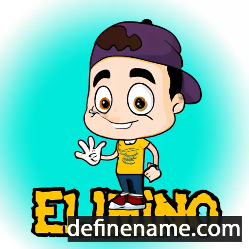 cartoon of the name Emiliano