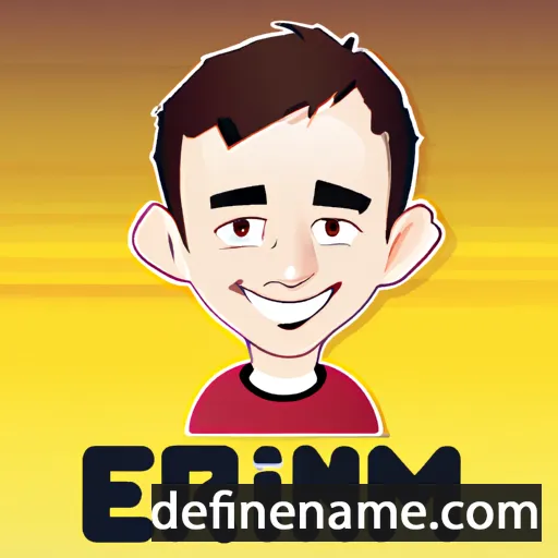 cartoon of the name Emin