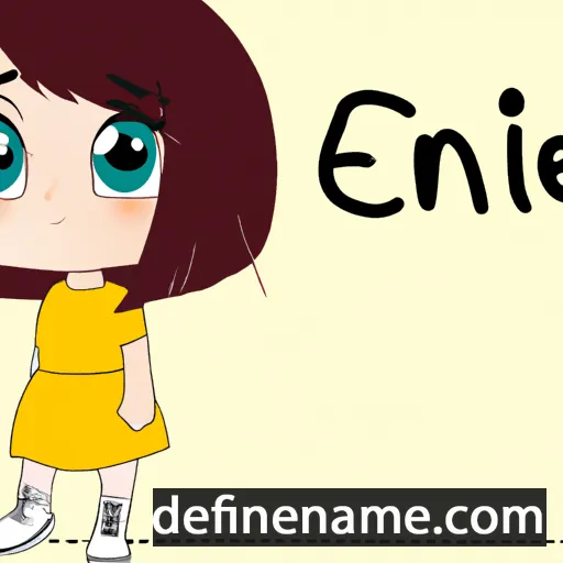 cartoon of the name Emine