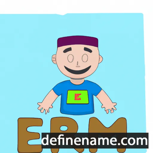 cartoon of the name Emir