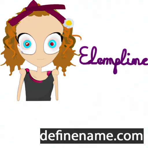 cartoon of the name Emmaline