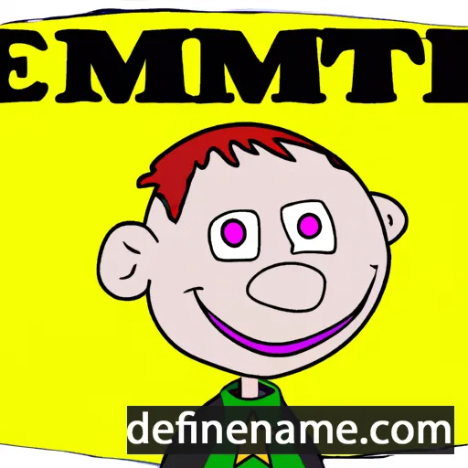 cartoon of the name Emmett