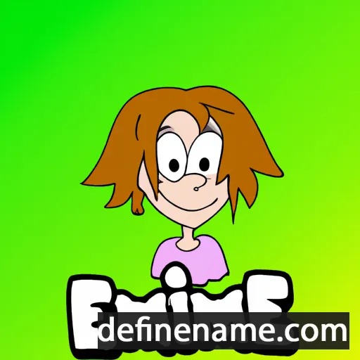 cartoon of the name Emmie