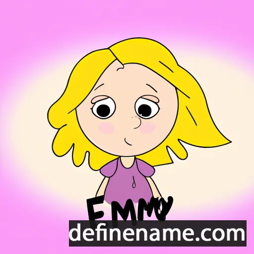 cartoon of the name Emmy