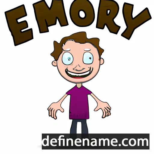 cartoon of the name Emory